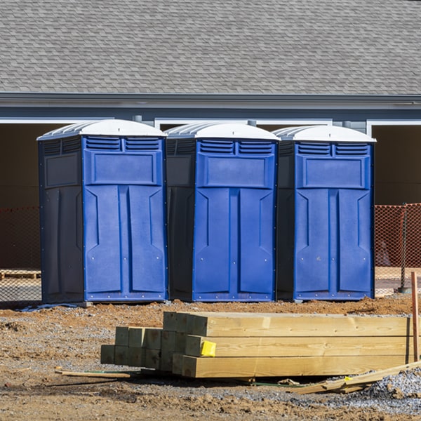 are there any restrictions on where i can place the porta potties during my rental period in Round Mountain CA